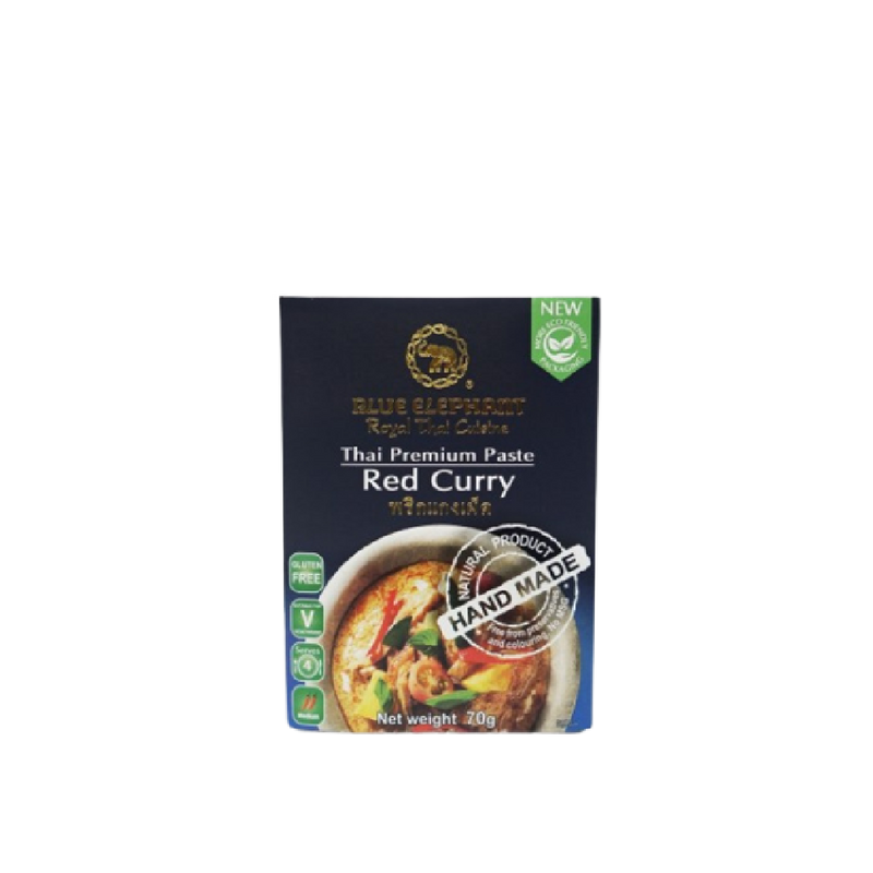 BLUE ELEPHANT Thai Premium Paste Red Curry 70g - Longdan Official