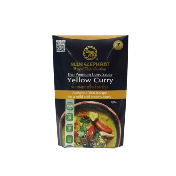 BLUE ELEPHANT Thai Curry Sauce Yellow Curry 300g - Longdan Official