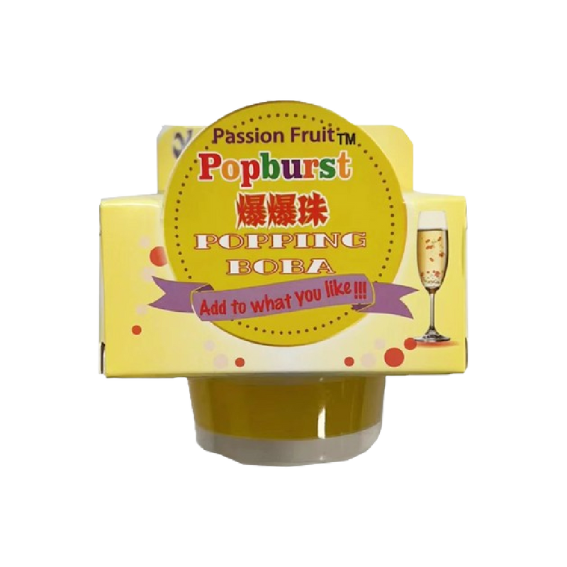POPBURST Popping Boba - Passion Fruit 130g - Longdan Official