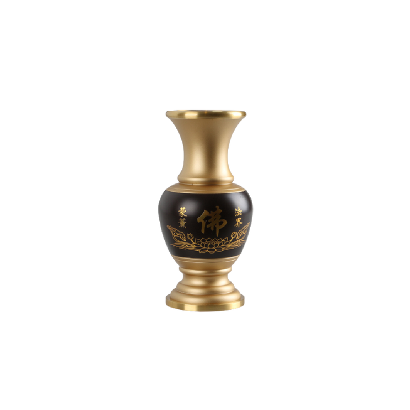 Longdan Black Gold Vase 9.5 Inches - Longdan Official