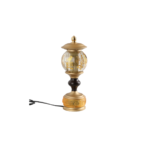 Longdan Black Gold Crystal Lamp 10 Inches - Longdan Official
