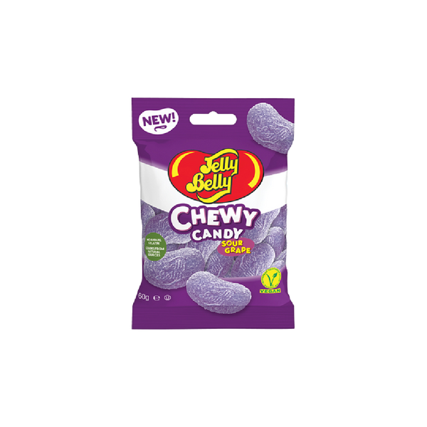 JELLY BELLY Sour Grape Chewy Candy 60g - Longdan Official