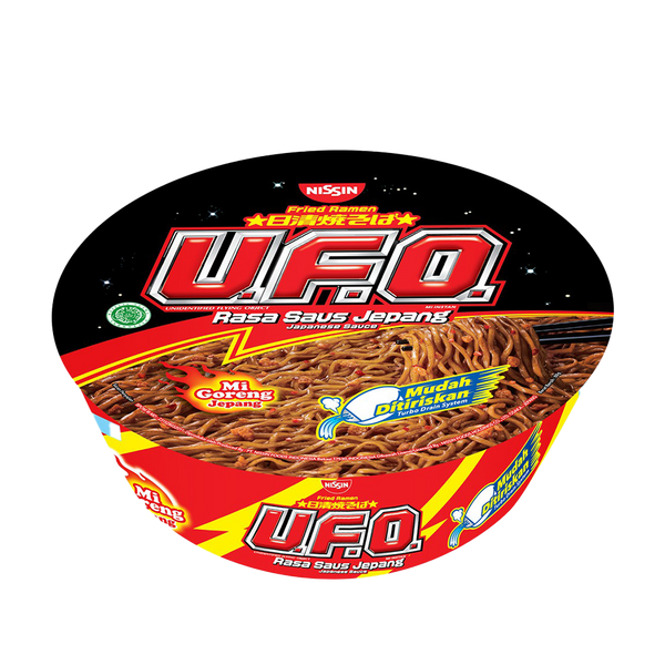 NISSIN UFO Fried Ramen - Japanese Sauce (Saus Jepang) 88g