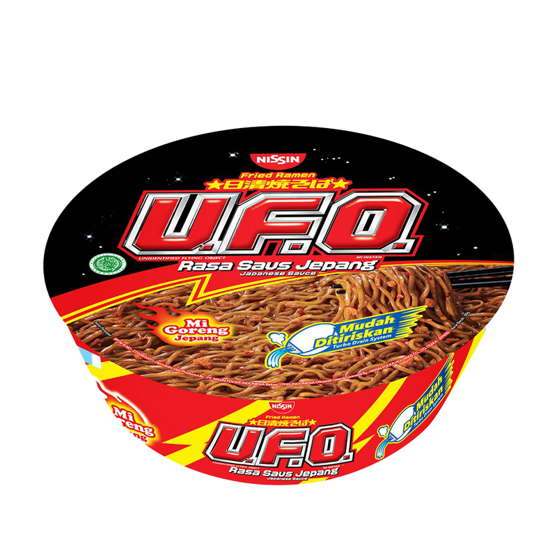 NISSIN UFO Fried Ramen - Japanese Sauce (Saus Jepang) 88g