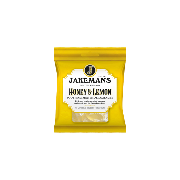 JAKEMANS Honey & Lemon Lozenges 73g - Longdan Official