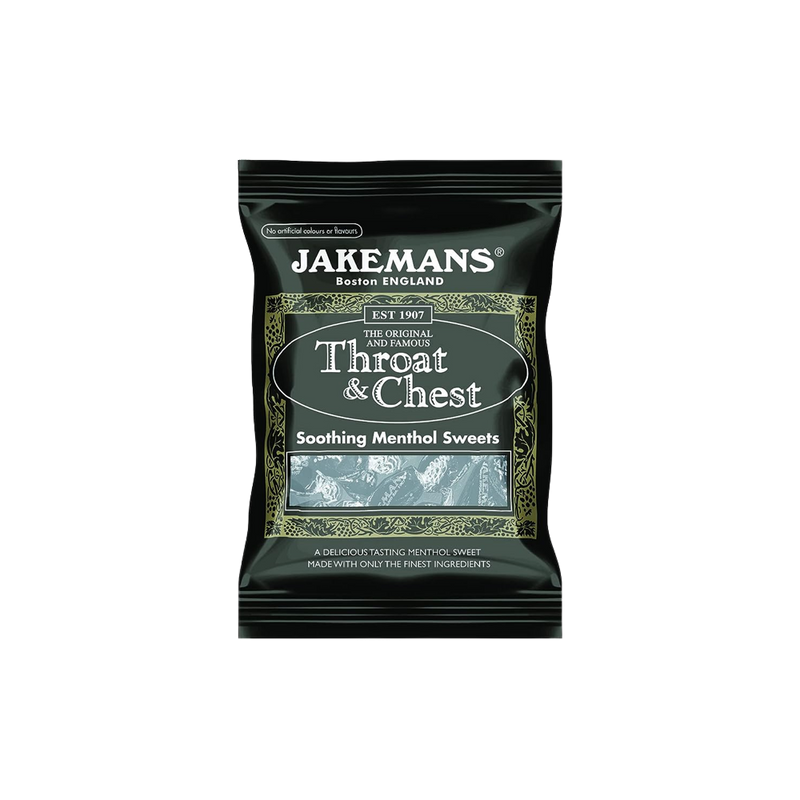 JAKEMANS Throat & Chest Sweets - Stick Pack 41g - Longdan Official