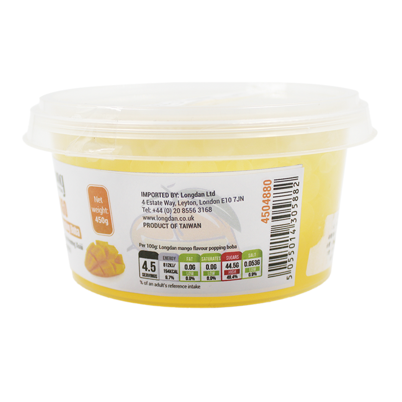 Olong Mango Popping Boba 450g (Case 24)
