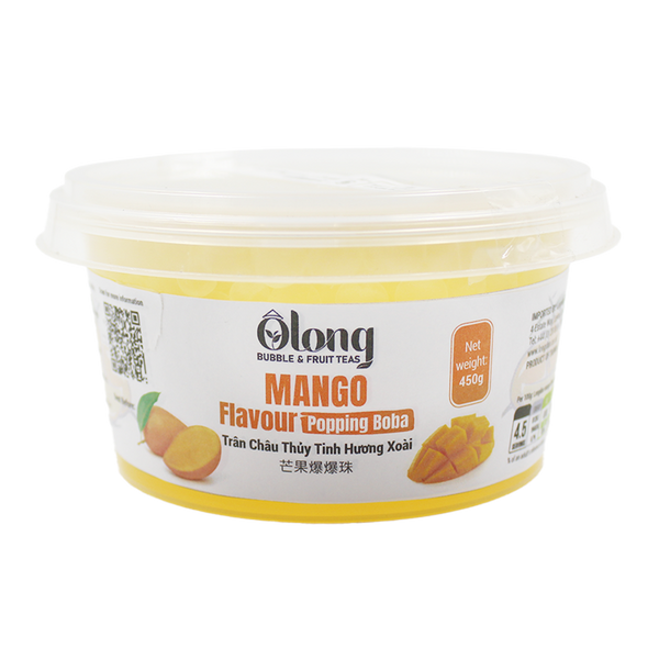 Olong Mango Popping Boba 450g (Case 24)