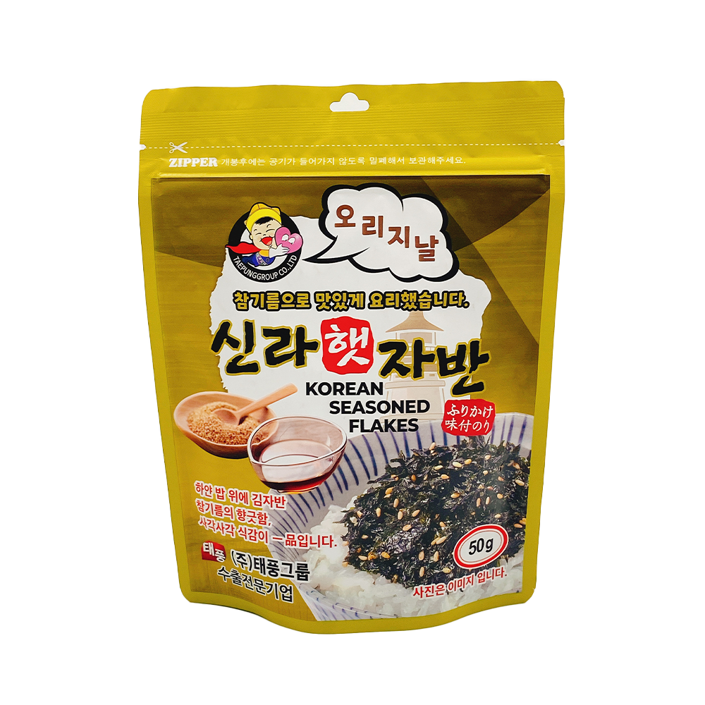 TAEPOONG Laver Flakes Rasa Asli 50g