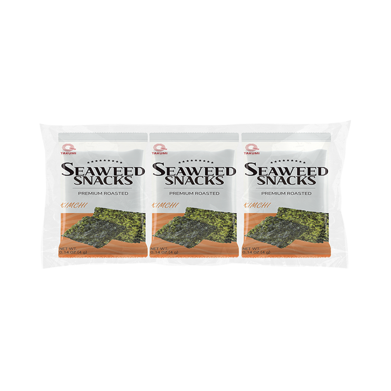 TAKUMI Seaweed Snack Kimchi (3pcs) 12g (ICase 3)