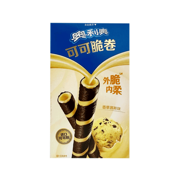 OREO Cocoa Crispy Rolls-Vanilla Mousse 50g