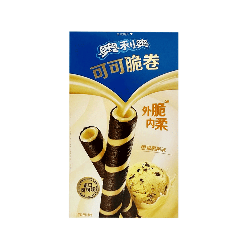 OREO Cocoa Crispy Rolls-Vanilla Mousse 50g