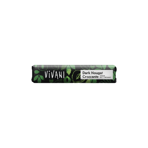 VIVANI Organic Chocolate Bar Dark Nougat Croccante Chocolate Bar 35g - Longdan Official