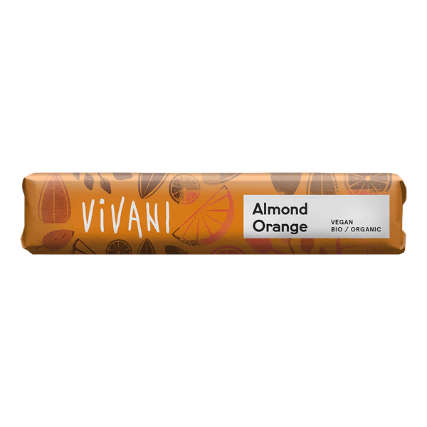 VIVANI Organic Chocolate Bar Almond Orange 35g - Longdan Official