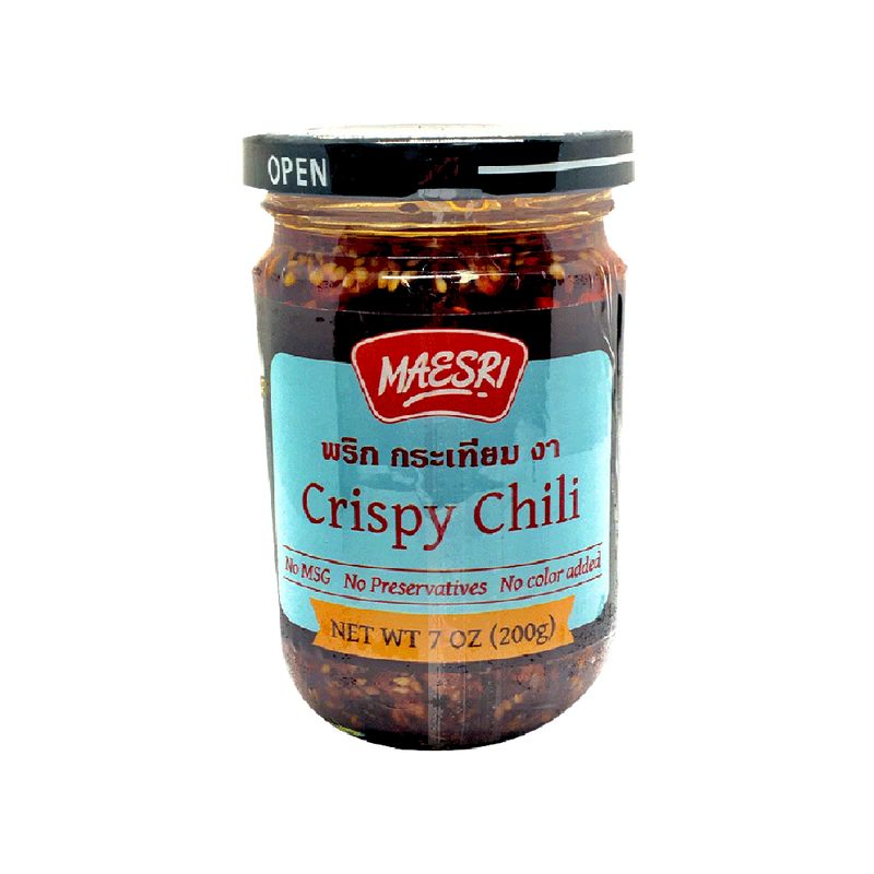 MAE SRI Crispy Chilli (with Garlic & Sesame) 200g - Longdan Official