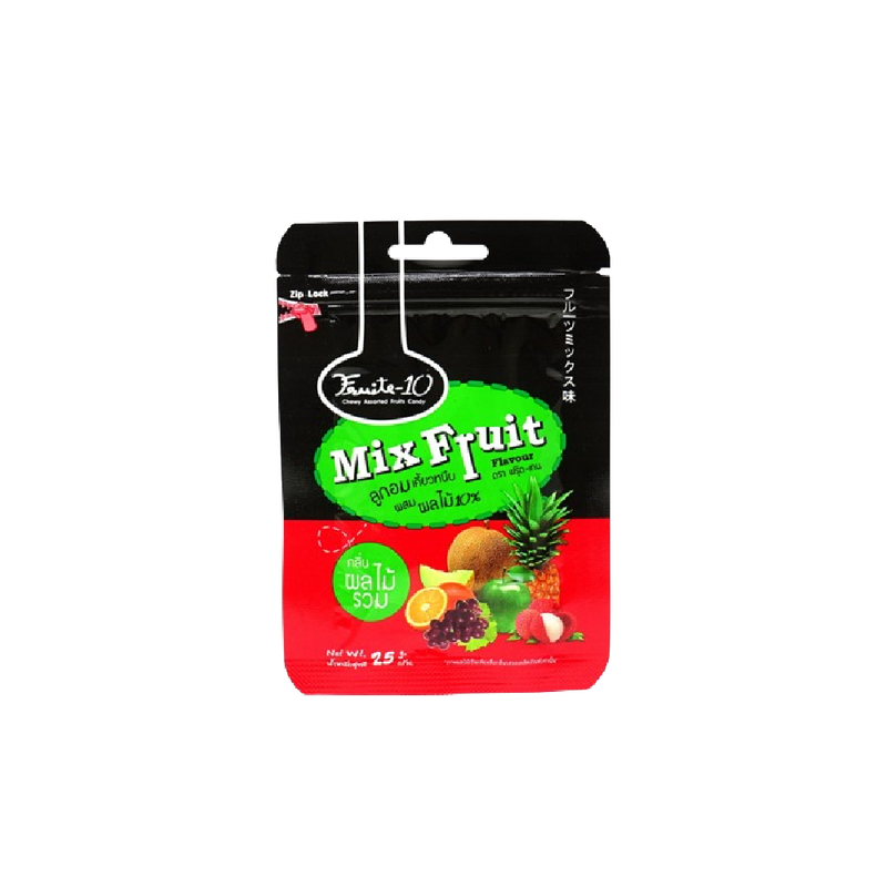 FRUITEN 10% Fruit Candy Mix Fruit Flavor 25g