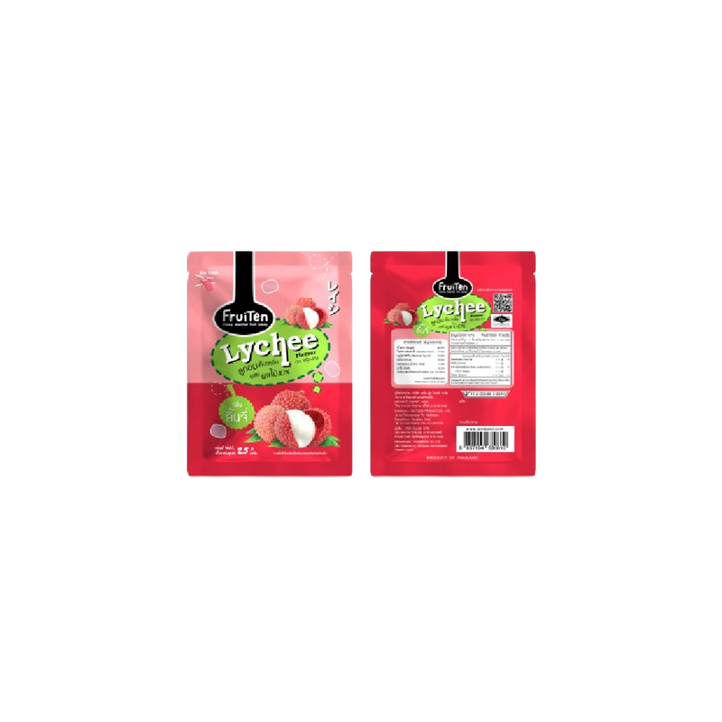 FRUITEN 10% Fruit Candy Lychee Flavor 25g