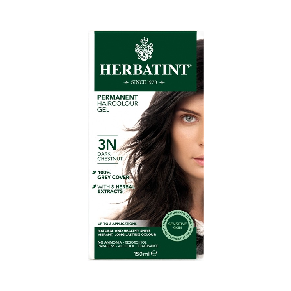 HERBATINT Permanent Herbal Hair Color Dark Chestnut 150ML - Longdan Official