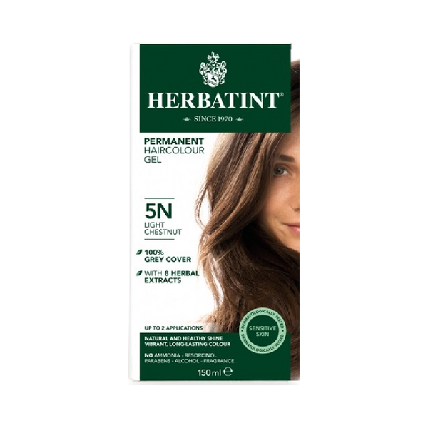 HERBATINT Permanent Herbal Hair Color Light Chestnut 150ML - Longdan Official