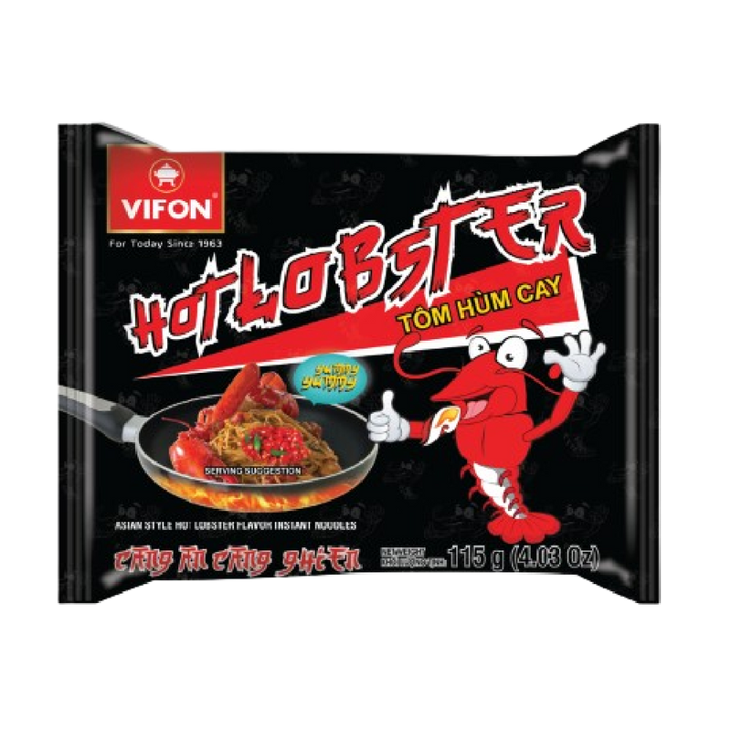 Vifon Asian Style Hot Lobster Flavour Instant Noodles 115g - Longdan Official