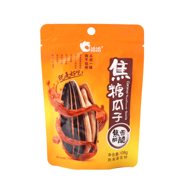 CHA CHA Sunflower Seeds - Caramel 108g