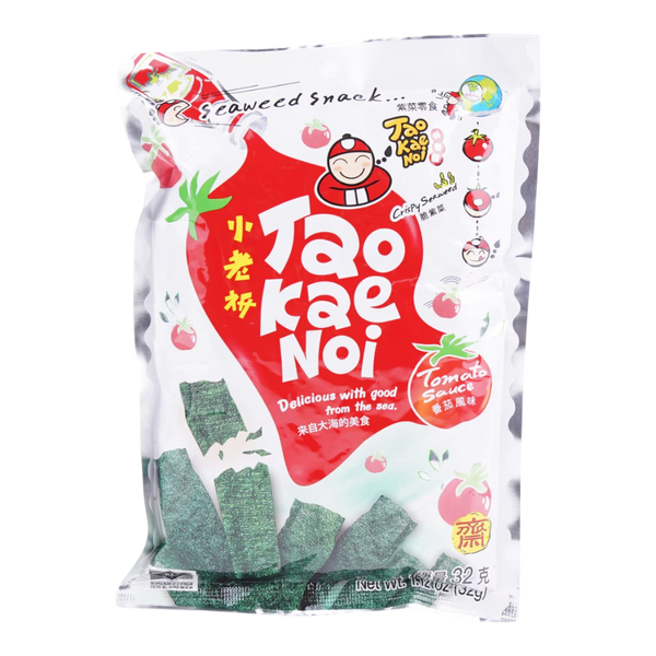 TAO KAE NOI  Seaweed - Tomato Flavor 32g (Case 24)