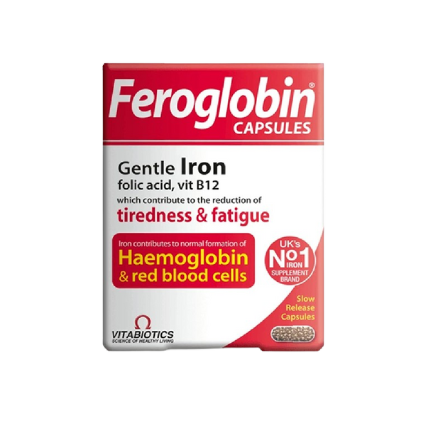 VITABIOTICS Feroglobin B12 30 Capsules - Longdan Official