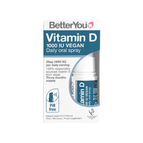 BETTER YOU DLux Vegan 1000 Vitamin D Oral Spray 15ML - Longdan Official