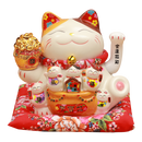 Longdan Lucky Cat 8 Inches (Case 12)