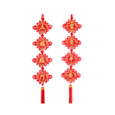 龍丹新年吊墜-五福120cm