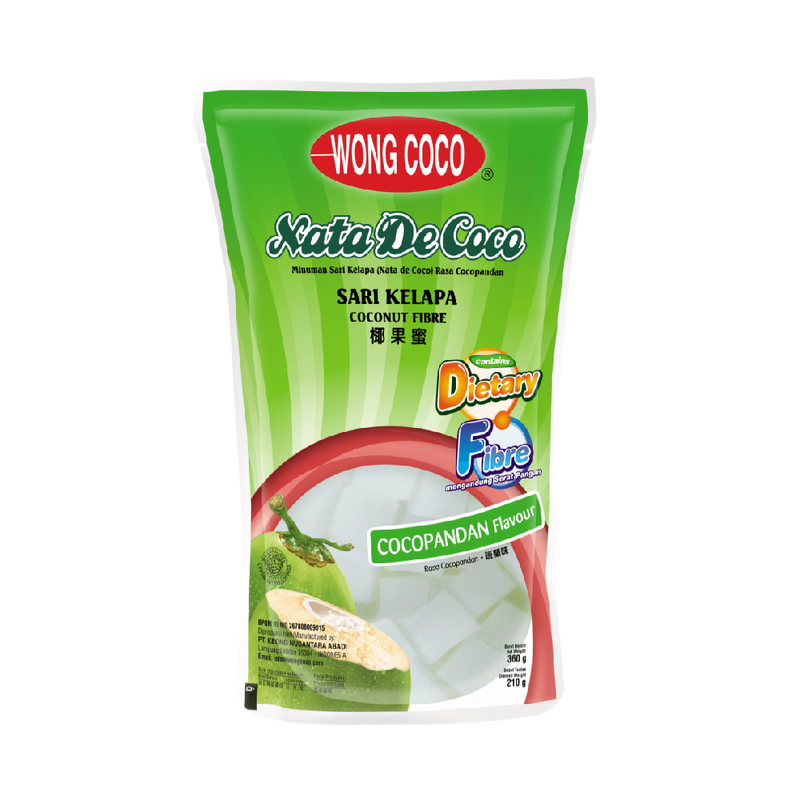 WONG COCO Nata De Coco Cubes 360gr