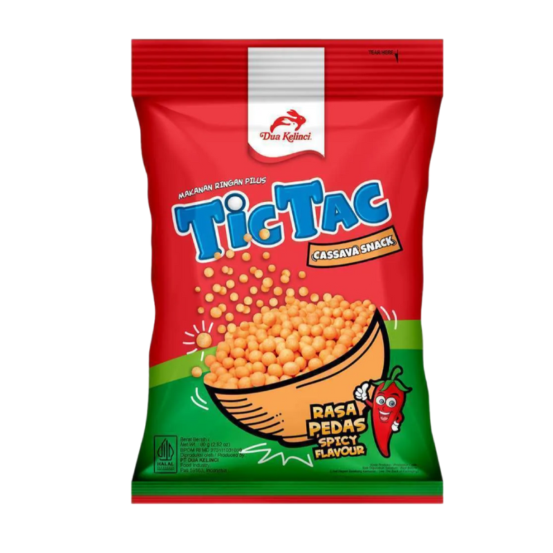 TIC TAC Cassava Snack - Chilli 80g