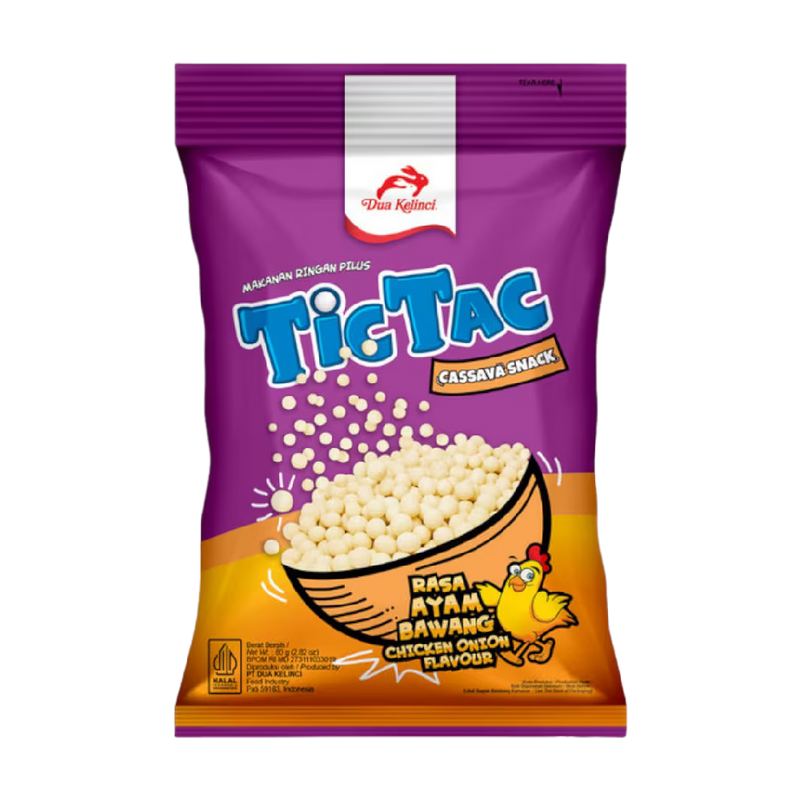 TIC TAC Cassava Snack - Chicken Onion 80g