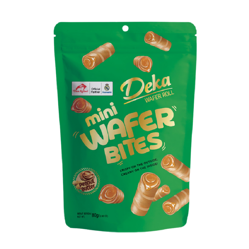 DEKA Mini Wafer Bites Peanut Butter 72g