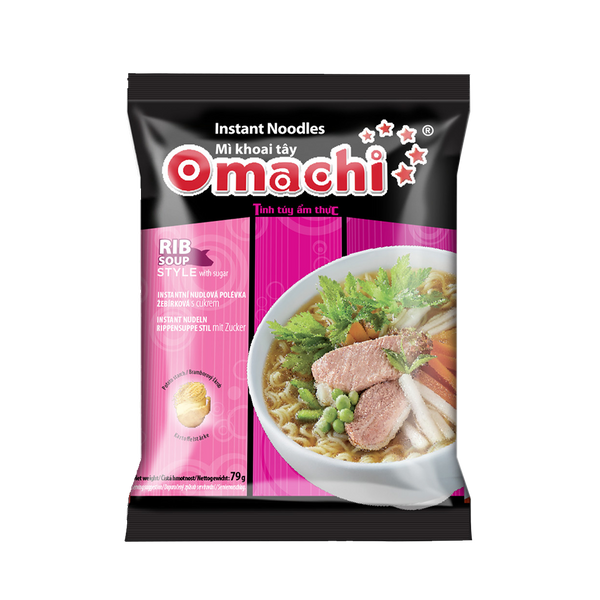 OMACHI Instant Noodles With Potato Starch _ Rib Soup Style 79g
