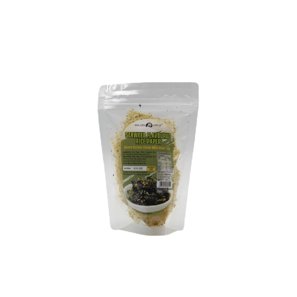 Golden Lotus Seaweed Flavored Rice Paper 50G