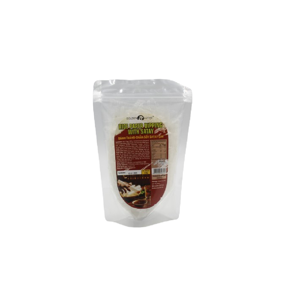 Golden Lotus Rice Paper Dipping With Satay 72G