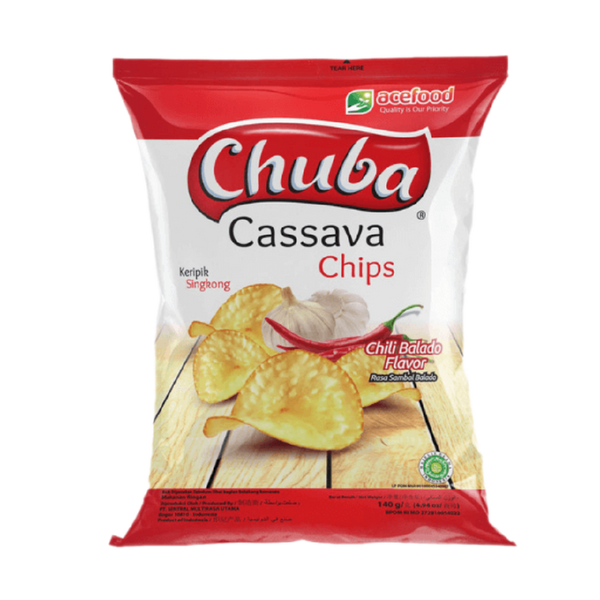 CHUBA Cassava Chips Chili Balado Flavor 60g