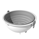 KOKUBO Spin Wheel Colander Large-Grey