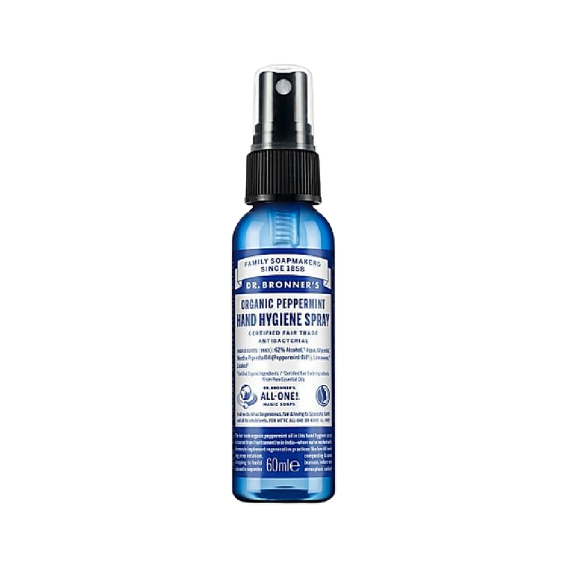 DR.BRONNER'S Organic Hand Hygiene Spray Peppermint 60ml - Longdan Official