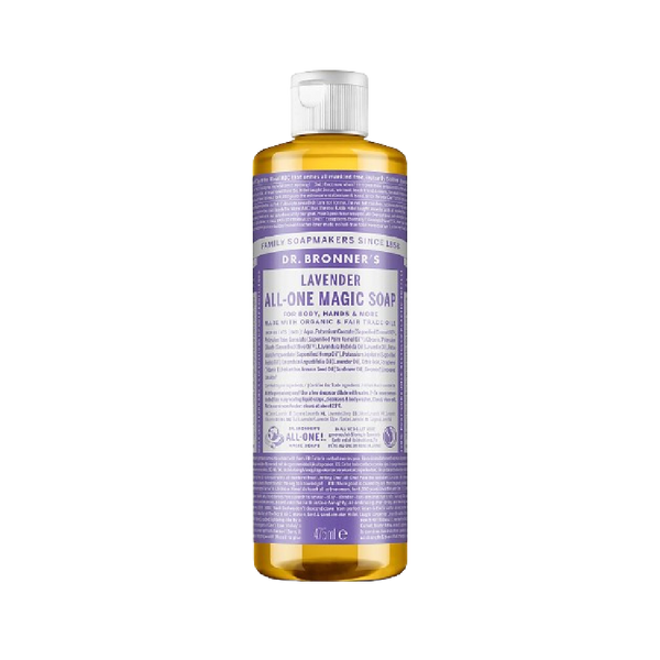 DR.BRONNER'S Lavender Pure-Castile All Magic (18 in1) Liquid Soap 475ml - Longdan Official