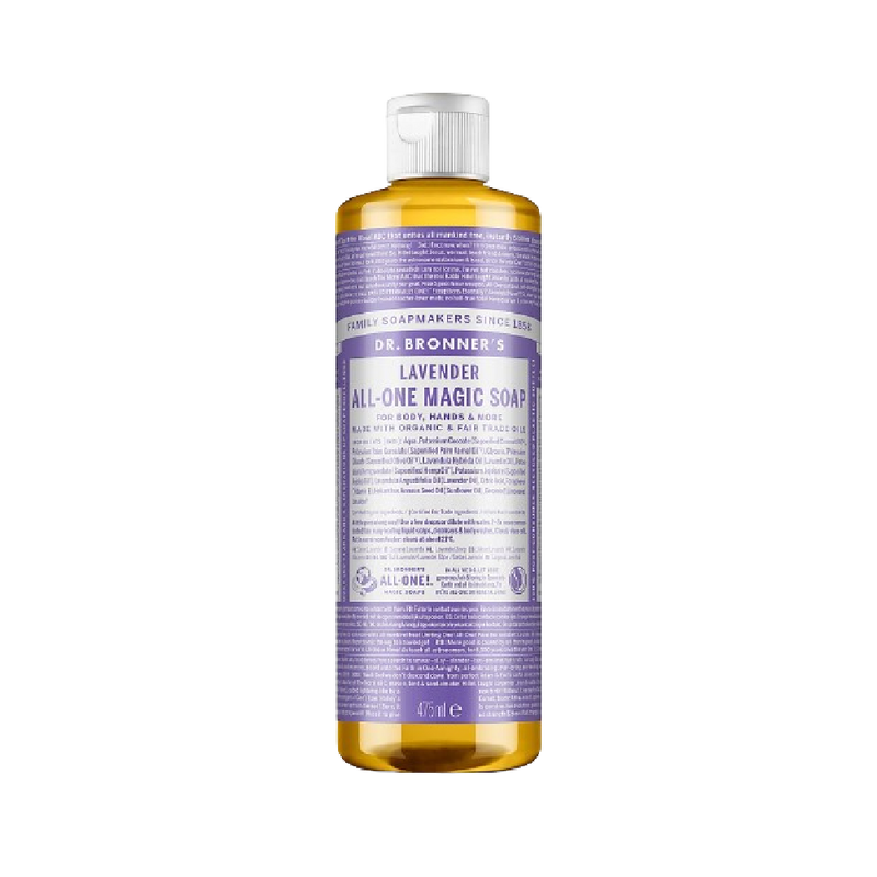 DR.BRONNER'S Lavender Pure-Castile All Magic (18 in1) Liquid Soap 475ml - Longdan Official