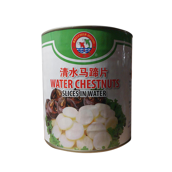 BROTHERHOOD Water Chestnuts Sliced in Water 2950g (case 6)