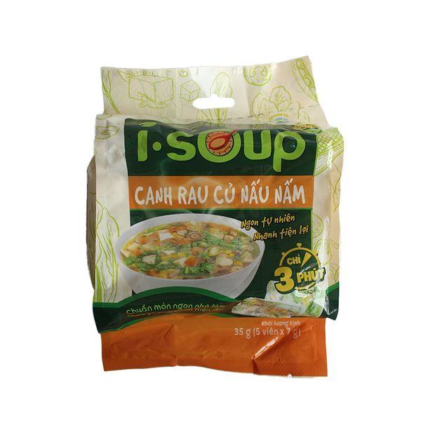 ISOUP Mushrooms Vegetable Soup 35g