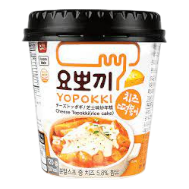 YOPOKKI Cheese Topokki Rice Cake 120g (Case 6)