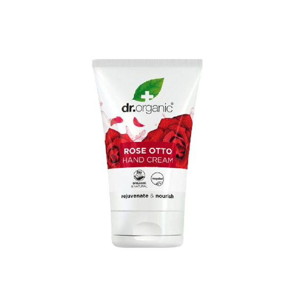 Kem dưỡng da tay và móng tay DR ORGANIC Rose 125ML