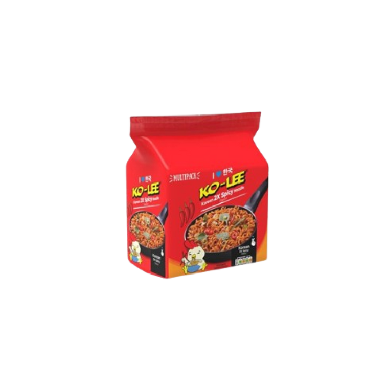 KO LEE Korean Noodles - X2 Spicy (4 packs) 280g