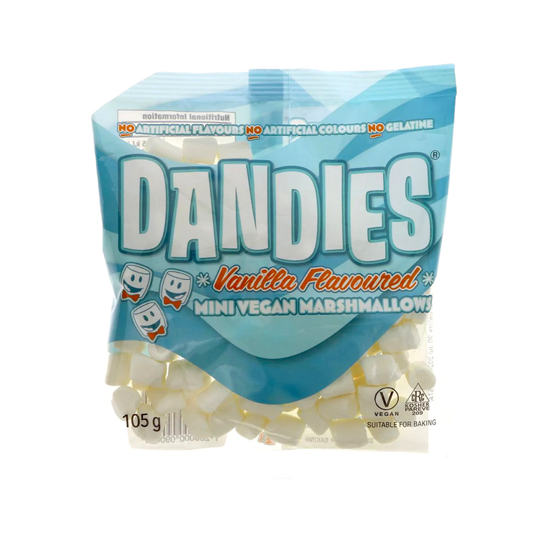 DANDIES Vegan Marshmallows Vanilla Mini 105g