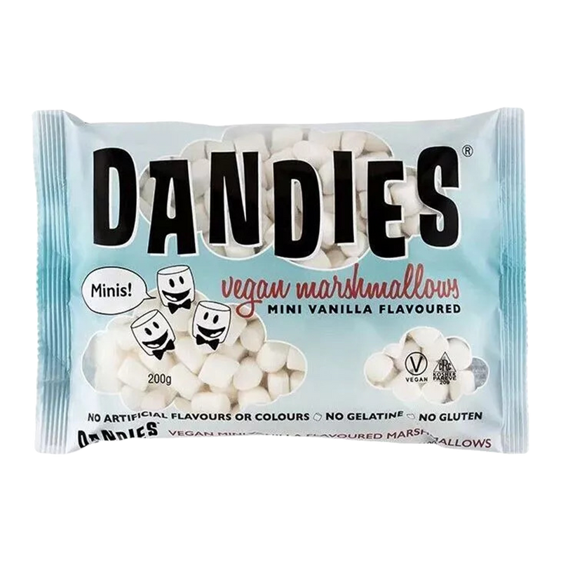 DANDIES Vegan Marshmallows Vanilla Mini 200g