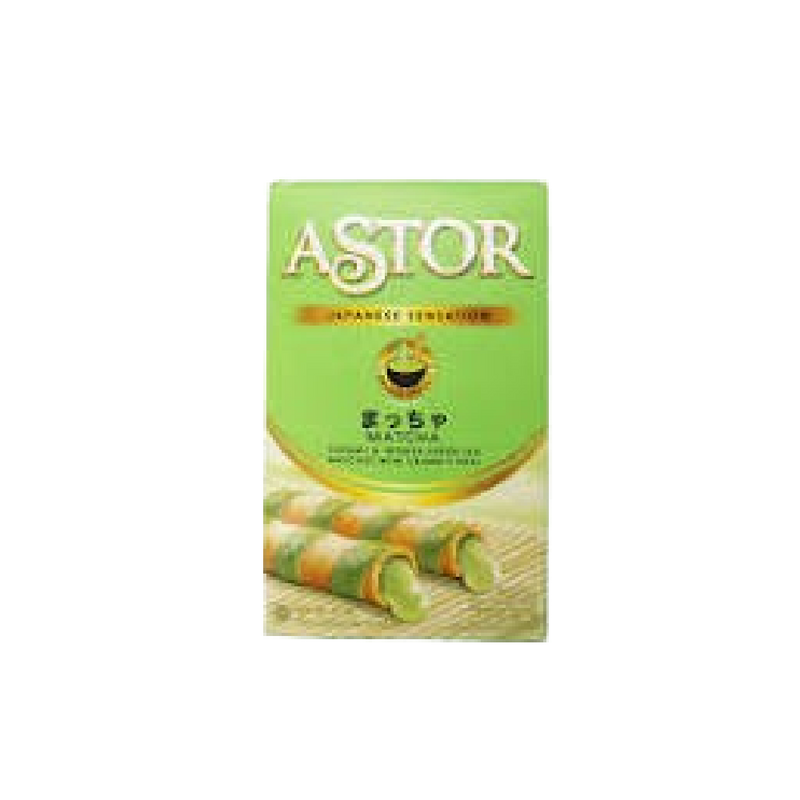 MAYORA Astor Matcha Wafer Roll Box  40g